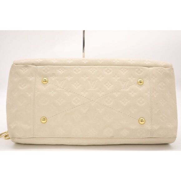 Gorgeous Louis Vuitton Artsy MM Monogram Empreinte Leather Tote in Ivory - Picture 7 of 10